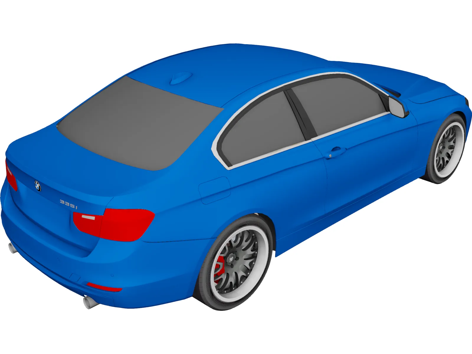 BMW 335i Coupe [F30] (2012) 3D Model