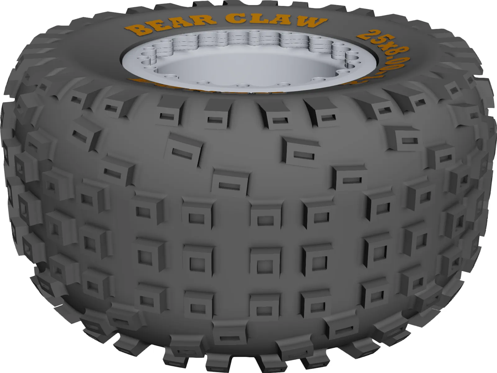 Kenda Bearclaw 25x12.5 Wheel 3D Model