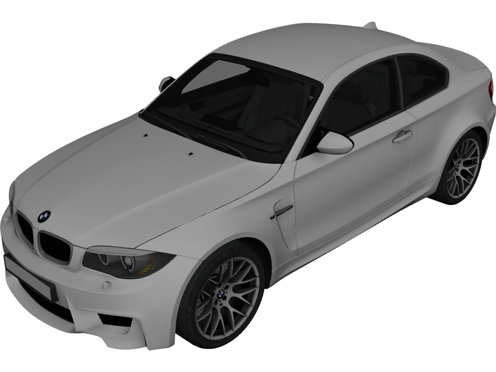 BMW 1-Series M Coupe (2011) 3D Model