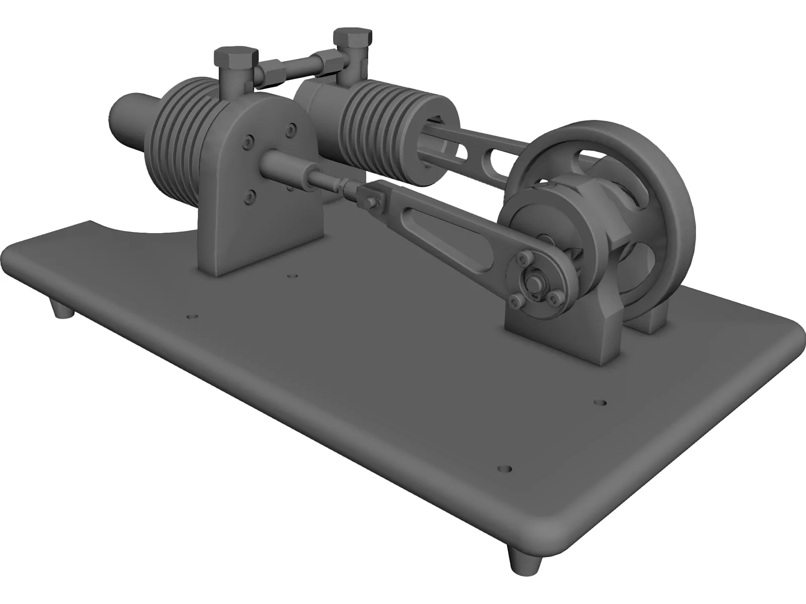 Stirling Engine 3D Model