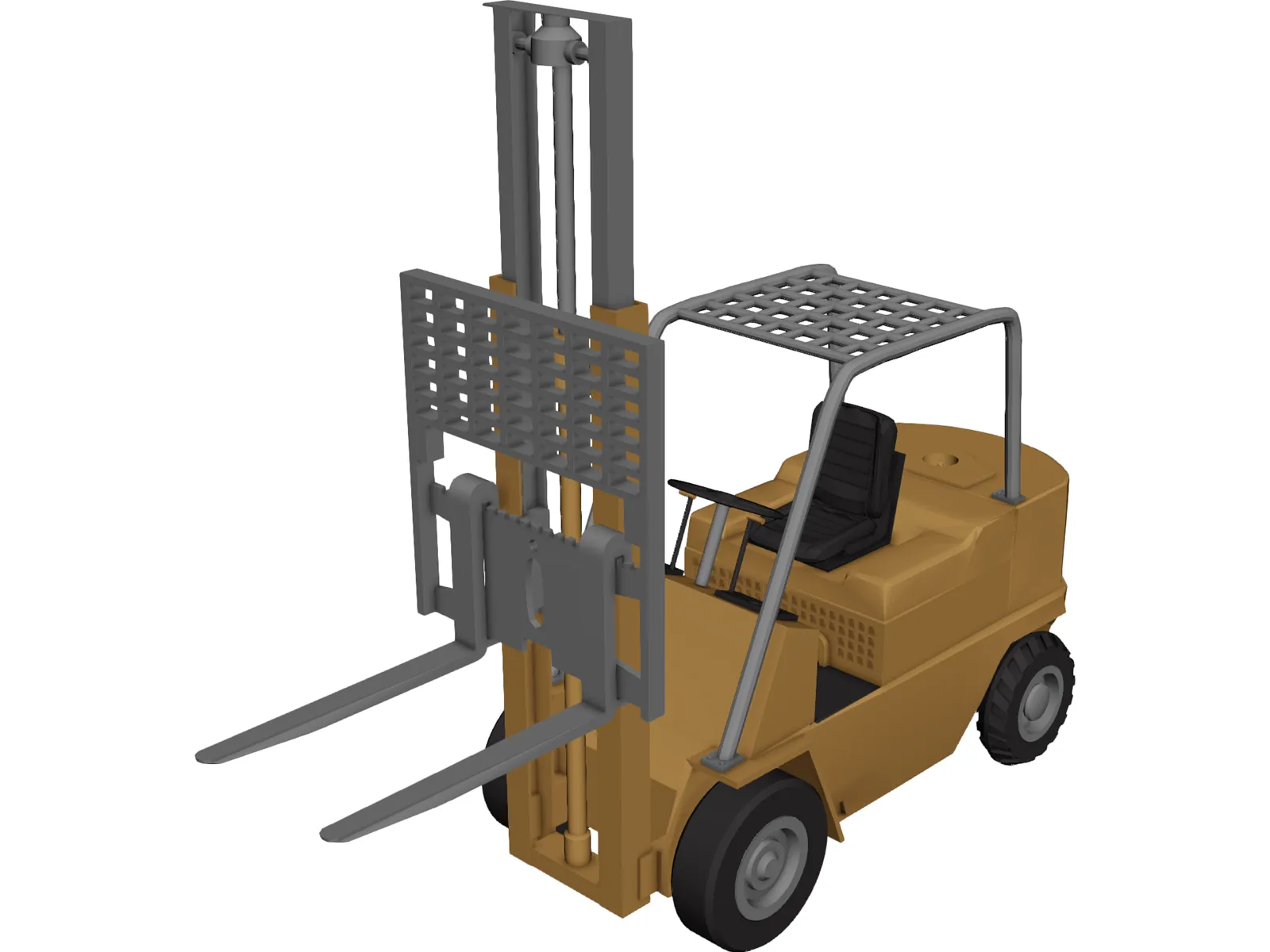 Forklift 3D Model