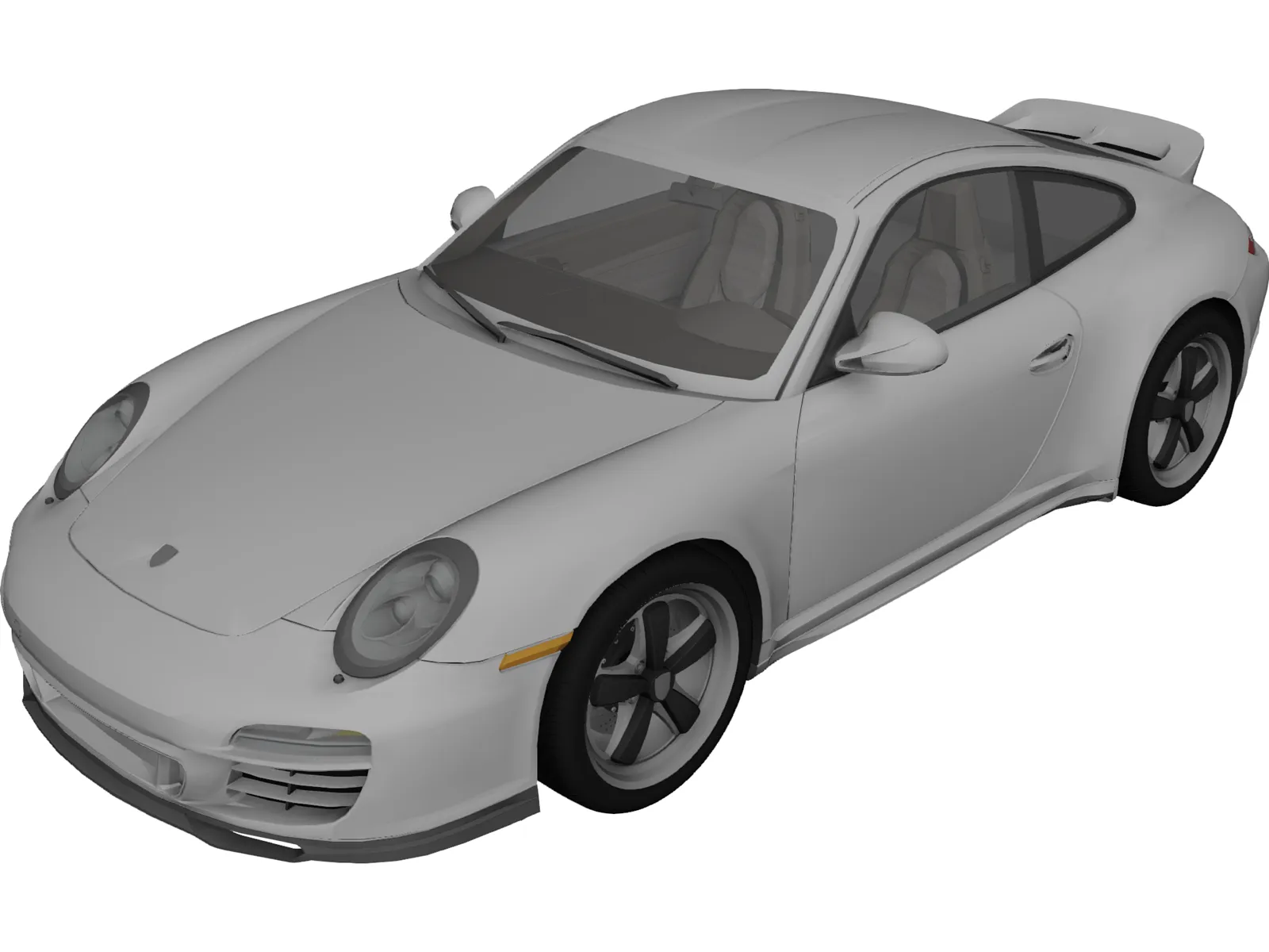 Porsche 911 Sport Classic (2010) 3D Model