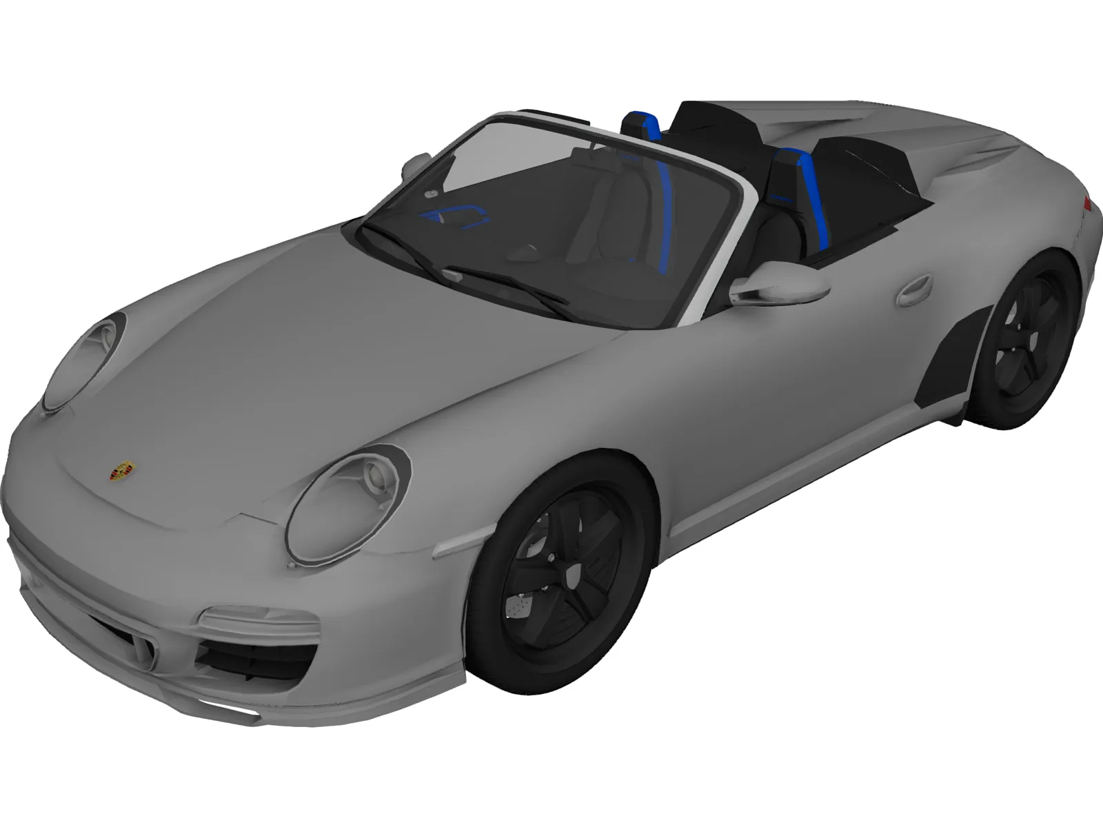Porsche 911 Speedster (2010) 3D Model