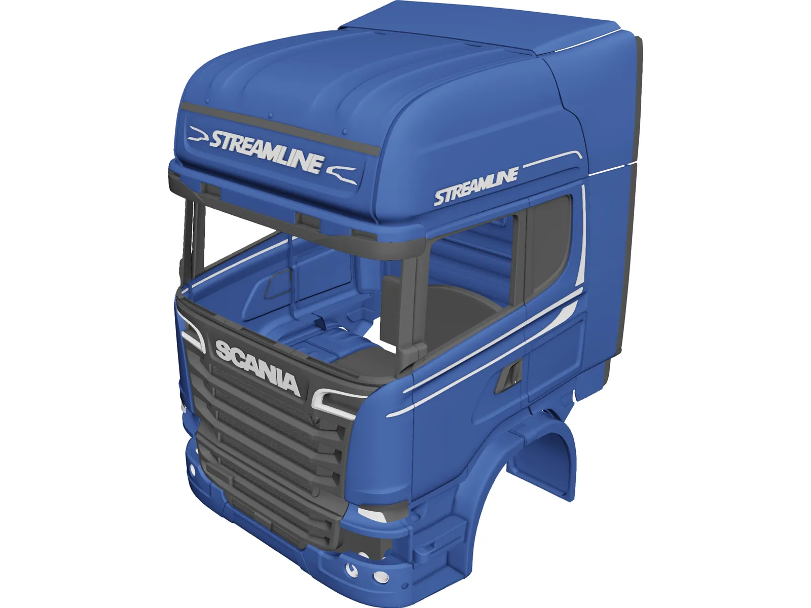 Scania R730 Cabin 3D Model