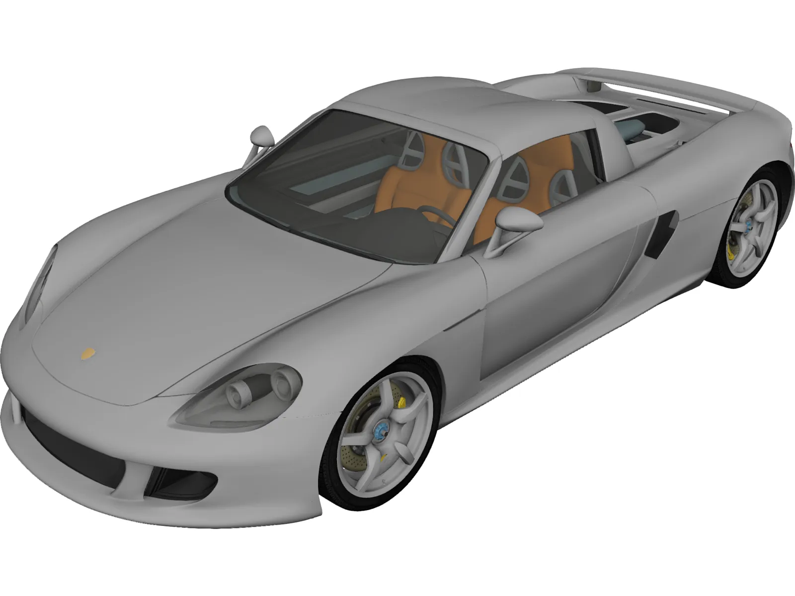 Porsche Carrera GT (2003) 3D Model