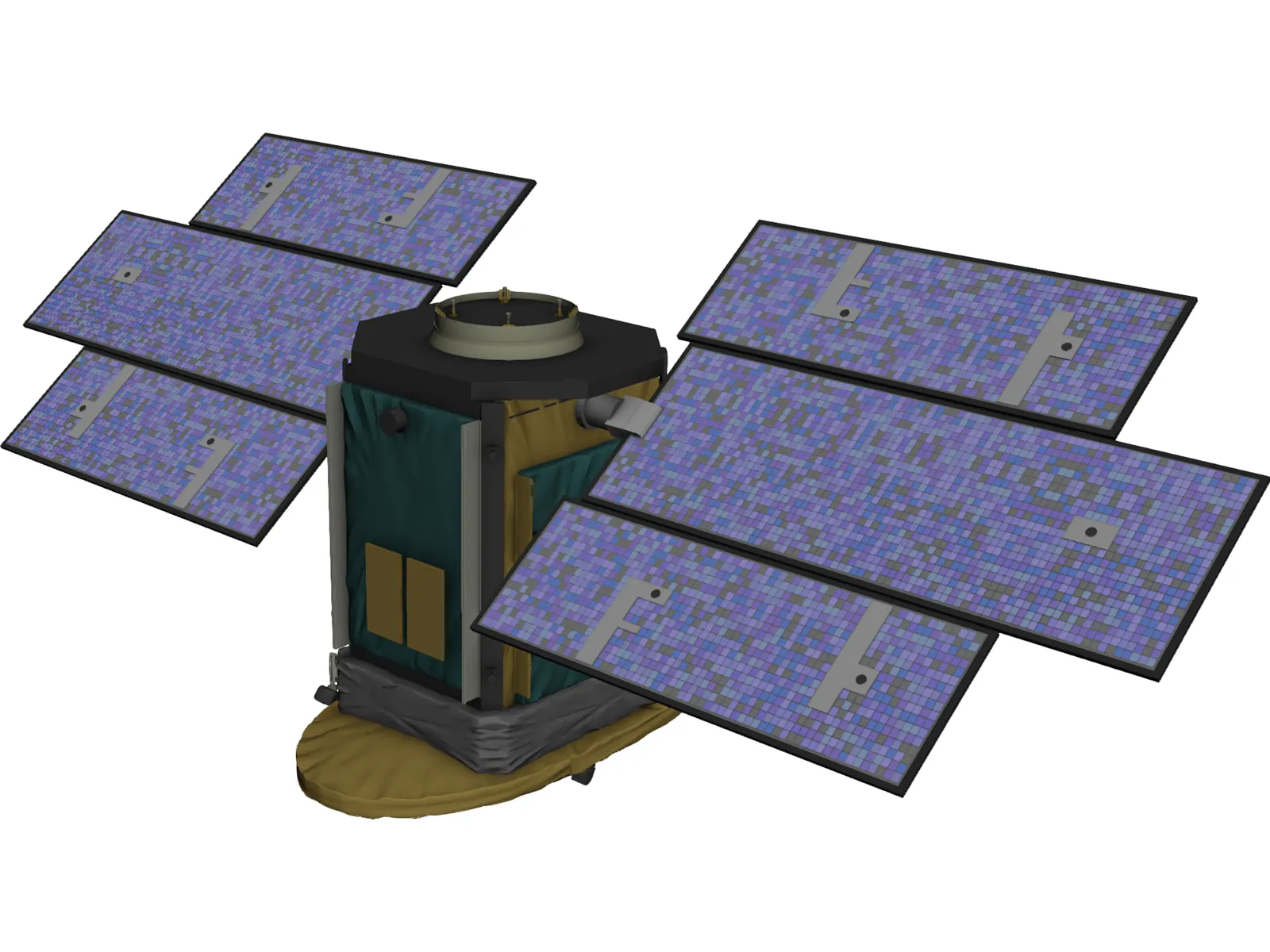 CloudSat Satellite 3D Model