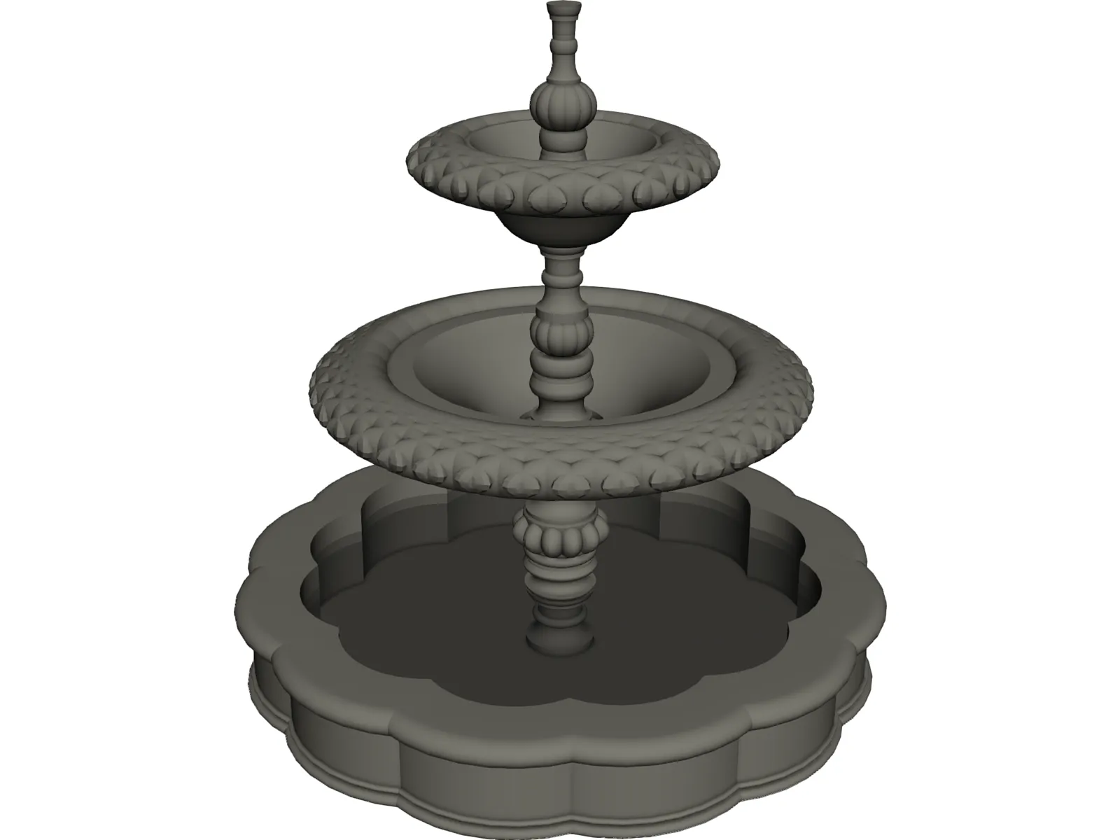 Fountain 3D Model