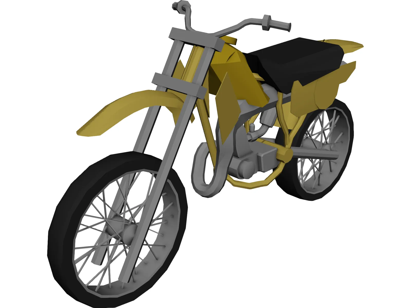 Kawasaki KX-80 (1982) 3D Model