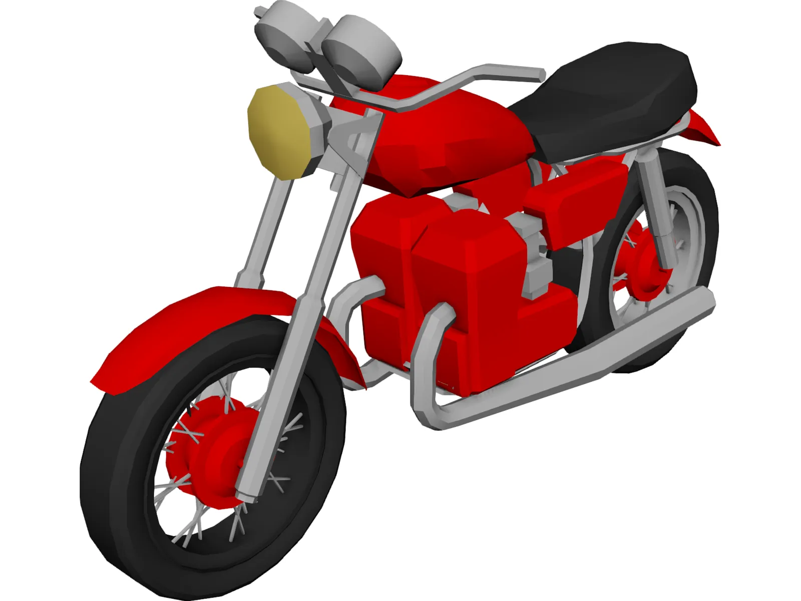 Yamaha 650 (1976) 3D Model