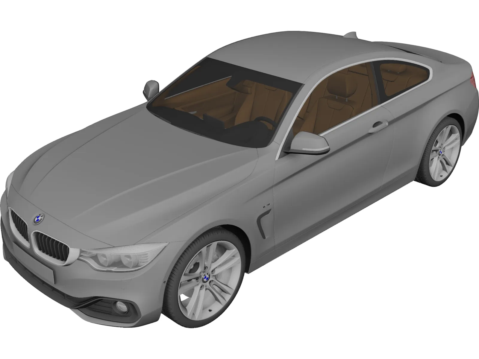 BMW 435i 4-Series Coupe [F32] (2014) 3D Model