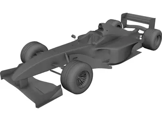 Formula 1 Car (1998) 3D Model