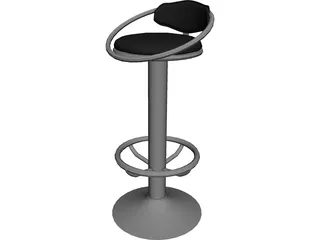 Barstool Dolly 3D Model