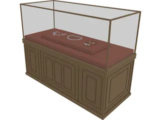 Museum Glassbox 3D Model