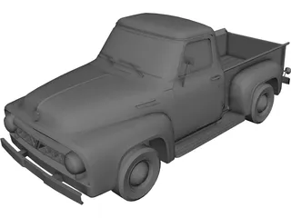 Ford F-100 (1953) 3D Model
