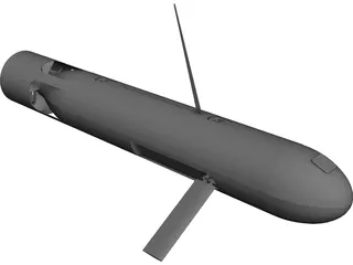 Unmanned Underwater Vehicle (UUV) 3D Model