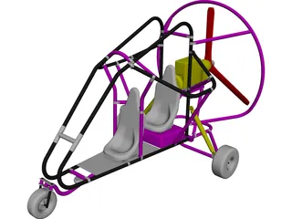 Powered Parachute 3D Model