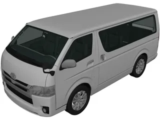 Toyota Hiace (2013) 3D Model