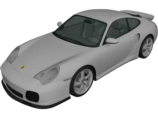 Porsche 911 Turbo (2000) 3D Model