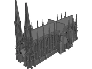 Cathedral Saint Patricks 3D Model
