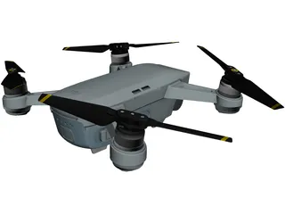DJI Spark CAD 3D Model