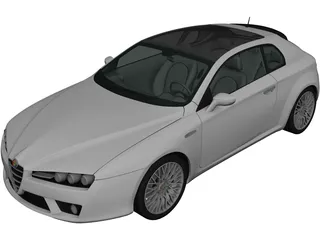 Alfa Romeo Brera (2011) 3D Model