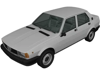 Alfa Romeo Giulietta 116 (1977) 3D Model