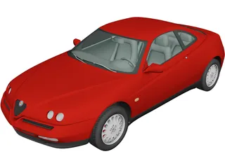 Alfa Romeo GTV (1995) 3D Model