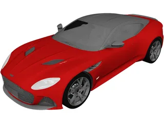 Aston Martin DBS Superleggera (2019) 3D Model
