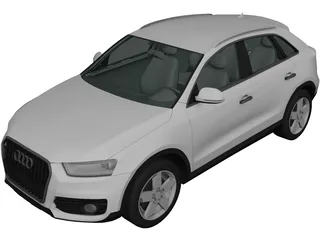 Audi Q3 (2011) 3D Model
