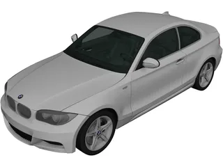 BMW 135i Coupe (2007) 3D Model