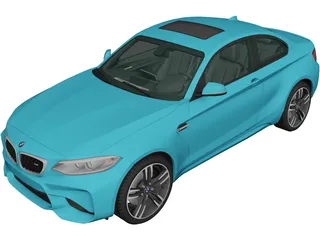 BMW M2 Coupe [F87] (2015) 3D Model
