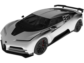 Bugatti Centodieci (2020) 3D Model