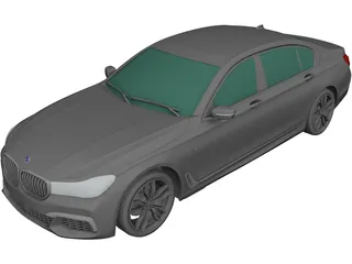 BMW M760Li [G12] (2017) 3D Model