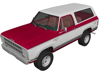 Dodge Ramcharger (1979) 3D Model