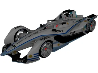 Formula E Gen2 3D Model