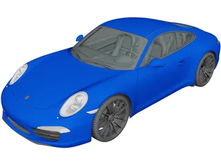 Porsche 911 Carrera (2017) 3D Model