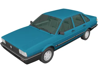 Volkswagen Santana (1985) 3D Model
