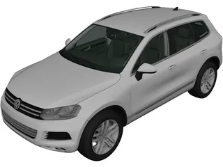 Volkswagen Touareg (2010) 3D Model