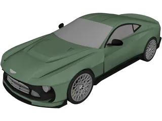 Aston Martin Valour (2023) CAD 3D Model