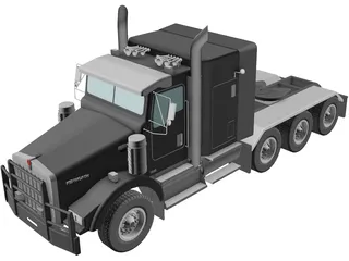 Kenworth T800 CAD 3D Model