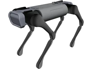 Unitree Aliengo CAD 3D Model