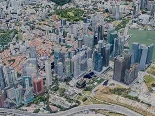 Singapore City, Singapore (2025) 3D Model