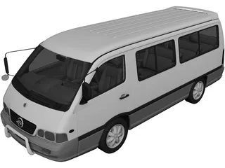 SsangYong Istana 2.9D (1996) 3D Model