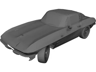 Chevrolet Corvette (1965) 3D Model