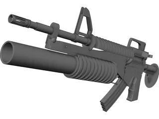 M4 3D Model
