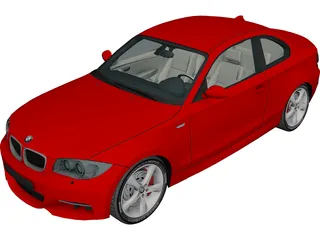 BMW 135i Coupe [E82] (2009) 3D Model