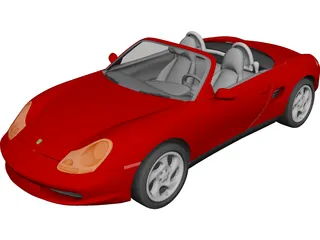Porsche Boxster (1997) 3D Model