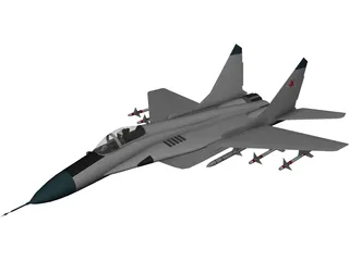 MiG-29A 3D Model