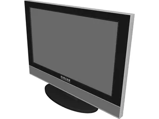Plasma TV 3D Model