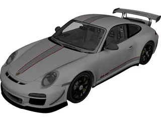 Porsche 911 GT3 RS 4.0 (2011) 3D Model